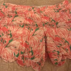 Lilly Pulitzer flamingo shorts